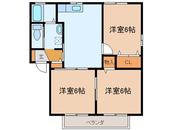 ユーオーディアの物件間取画像